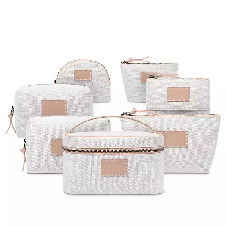 custom-beige-travel-cosmetic-bag-set (2)